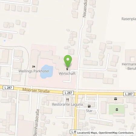 Standortübersicht der Tankstelle GETEC mobility solutions GmbH in 47475 Kamp-Lintfort