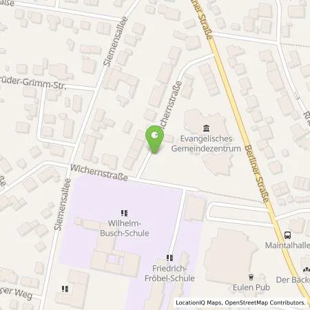 Standortübersicht der Tankstelle Maintal-Werke GmbH in 63477 Maintal