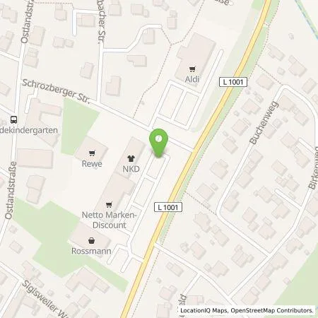 Standortübersicht der Tankstelle Bilkraft GmbH in 74572 Blaufelden