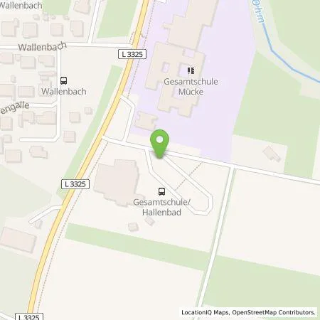 Standortübersicht der Tankstelle Ensev GmbH in 35325 Mücke