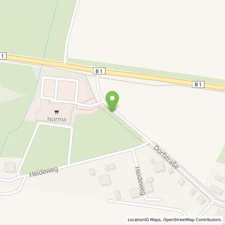 Standortübersicht der Tankstelle EA EnergieArchitektur Dresden GmbH in 14789 Bensdorf