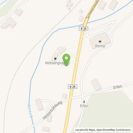 Standortübersicht der Tankstelle Mer Germany GmbH in 77728 Oppenau