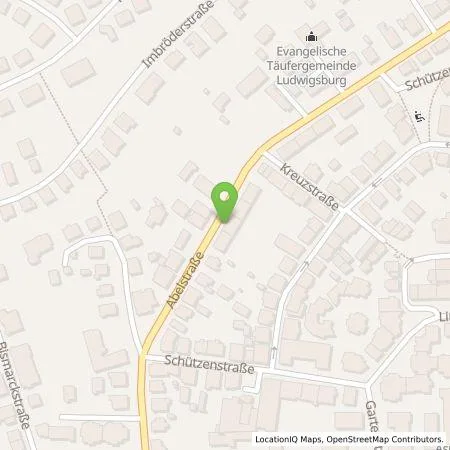 Standortübersicht der Tankstelle SWLB Mobilität GmbH in 71634 Ludwigsburg