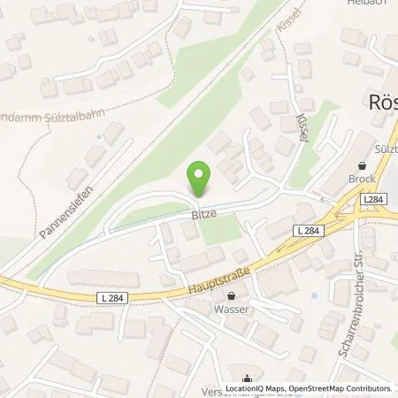 Standortübersicht der Tankstelle StadtWerke Rösrath - Energie GmbH in 51503 Rösrath