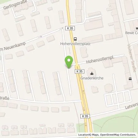 Standortübersicht der Tankstelle Stadtwerke Duisburg AG in 47167 Duisburg