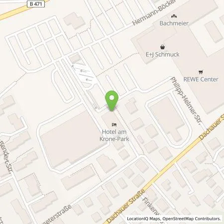 Standortübersicht der Tankstelle Energielösung GmbH in 82140 Olching