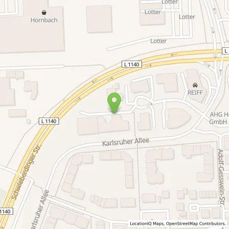 Standortübersicht der Tankstelle Energielösung GmbH in 71636 Ludwigsburg