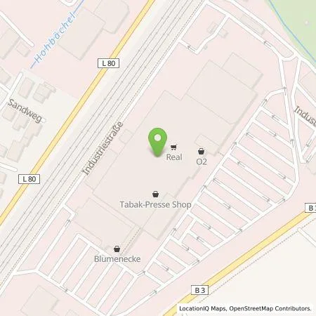 Standortübersicht der Tankstelle SiB Märkte GmbH in 76547 Sinzheim