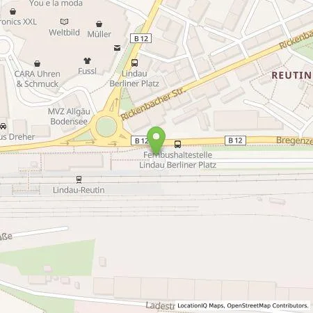 Standortübersicht der Tankstelle Stadtwerke Lindau GmbH & Co. KG in 88131 Lindau (Bodensee)