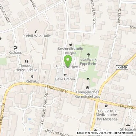 Standortübersicht der Tankstelle HEG Heidelberger Energiegenossenschaft eG in 69214 Eppelheim