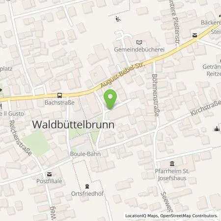 Standortübersicht der Tankstelle Energielösung GmbH in 97297 Waldbüttelbrunn