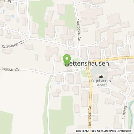 Standortübersicht der Tankstelle Kommunalunternehmen Stadtwerke Pfaffenhofen a. d. Ilm in 85276 Hettenshausen