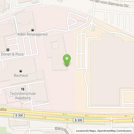 Standortübersicht der Tankstelle Energielösung GmbH in 86159 Augsburg