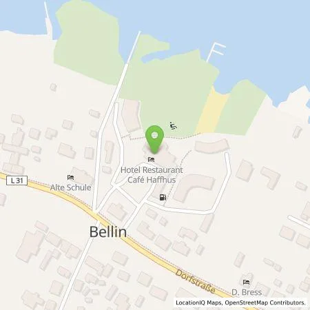 Standortübersicht der Tankstelle Haffhus GmbH in 17373 Ueckermünde