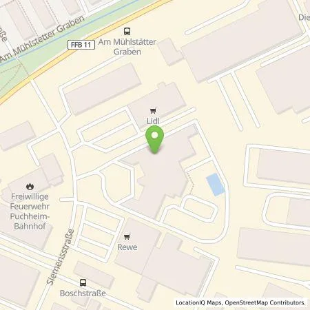 Standortübersicht der Tankstelle Energielösung GmbH in 82178 Puchheim