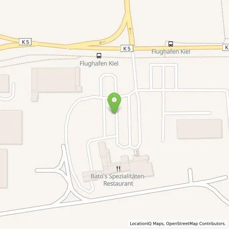 Standortübersicht der Tankstelle Flughafen Kiel GmbH in 24159 Kiel