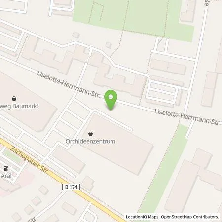 Standortübersicht der Tankstelle VINCharge 3 GmbH in 09126 Chemnitz