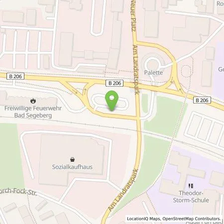 Standortübersicht der Tankstelle Energie und Wasser Wahlstedt/Bad Segeberg GmbH & Co.KG in 23795 Bad Segeberg