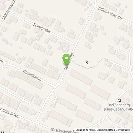 Standortübersicht der Tankstelle Energie und Wasser Wahlstedt/Bad Segeberg GmbH & Co.KG in 23795 Bad Segeberg