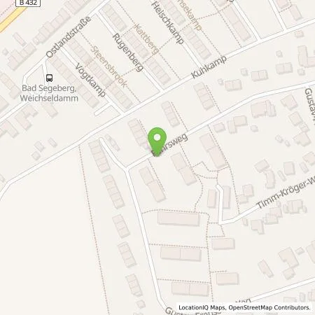 Standortübersicht der Tankstelle Energie und Wasser Wahlstedt/Bad Segeberg GmbH & Co.KG in 23795 Bad Segeberg