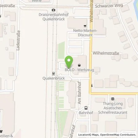 Standortübersicht der Tankstelle Osnabrücker Parkstätten-Betriebsgesellschaft mbH in 49610 Quakenbrück