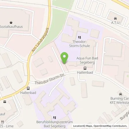 Standortübersicht der Tankstelle Energie und Wasser Wahlstedt/Bad Segeberg GmbH & Co.KG in 23795 Bad Segeberg