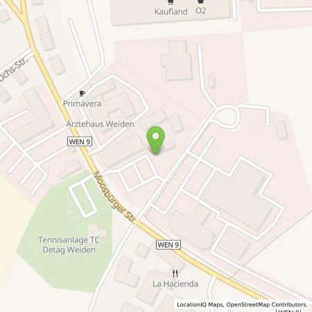 Standortübersicht der Tankstelle Energielösung GmbH in 92637 Weiden