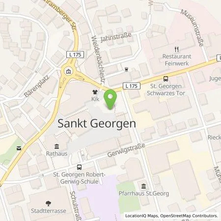 Standortübersicht der Tankstelle EGT Energy Solutions GmbH in 78112 St. Georgen im Schwarzwald