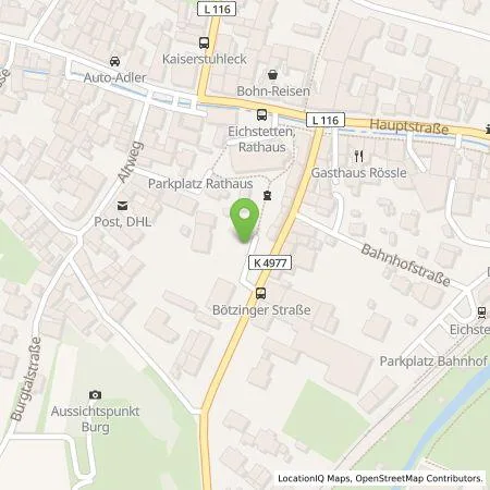 Standortübersicht der Tankstelle EGT Energy Solutions GmbH in 79356 Eichstetten am Kaiserstuhl