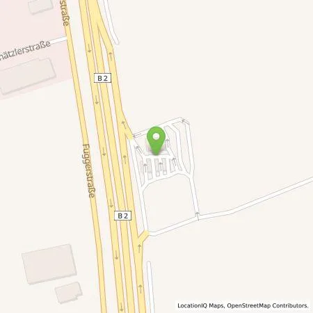 Standortübersicht der Tankstelle Circle K Deutschland GmbH in 86695 Nordendorf