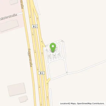 Standortübersicht der Tankstelle Circle K Deutschland GmbH in 86695 Nordendorf