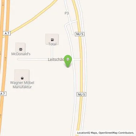 Standortübersicht der Tankstelle Circle K Deutschland GmbH in 89257 Illertissen