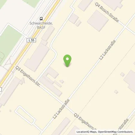 Standortübersicht der Tankstelle Energielösung GmbH in 01987 Schwarzheide