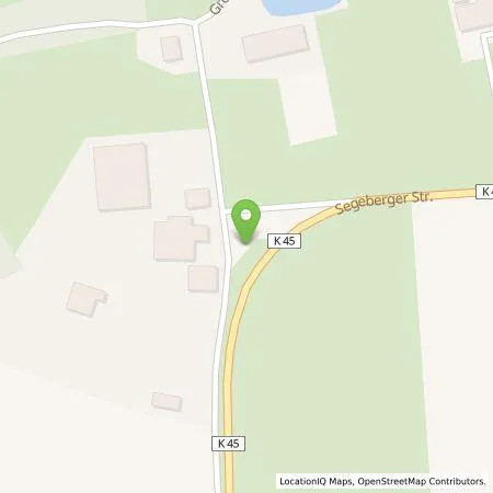 Standortübersicht der Tankstelle Energie und Wasser Wahlstedt/Bad Segeberg GmbH & Co.KG in 23813 Nehms