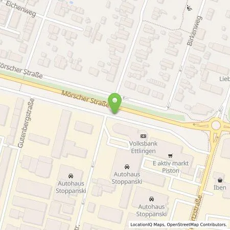 Standortübersicht der Tankstelle Team-Emobility GmbH in 76275 Ettlingen