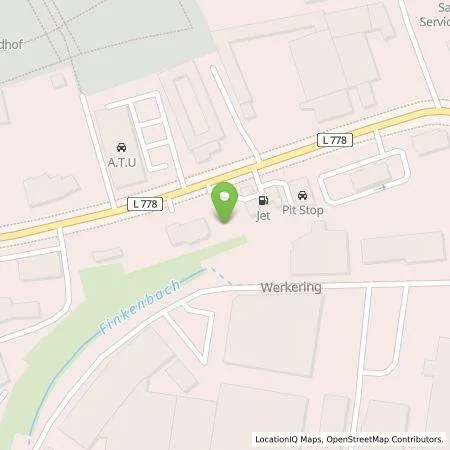 Standortübersicht der Tankstelle JET Tankstellen Deutschland GmbH in 33609 Bielefeld