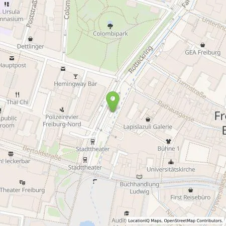 Standortübersicht der Tankstelle TankE GmbH in 79098 Freiburg