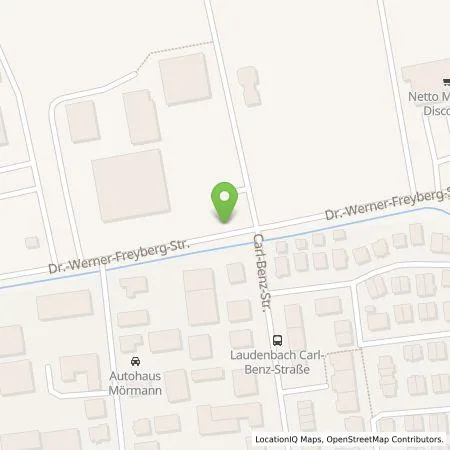 Standortübersicht der Tankstelle Stadtwerke Weinheim GmbH in 69514 Laudenbach