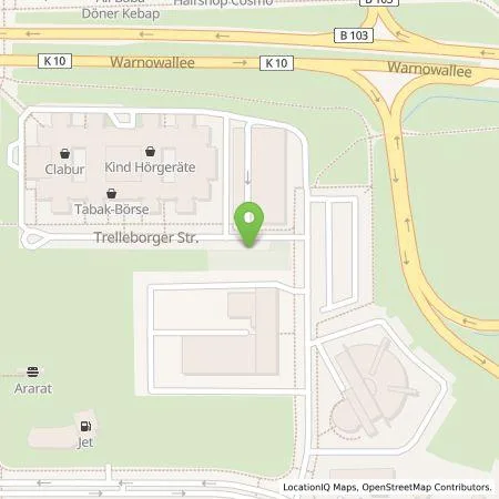 Standortübersicht der Tankstelle Stadtwerke Rostock AG in 18107 Rostock