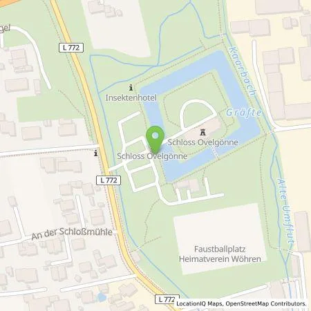 Standortübersicht der Tankstelle Westfalen Weser Ladeservice GmbH in 32549 Bad Oeynhausen