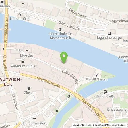 Standortübersicht der Tankstelle ecowerk e-charge GmbH in 72072 Tübingen