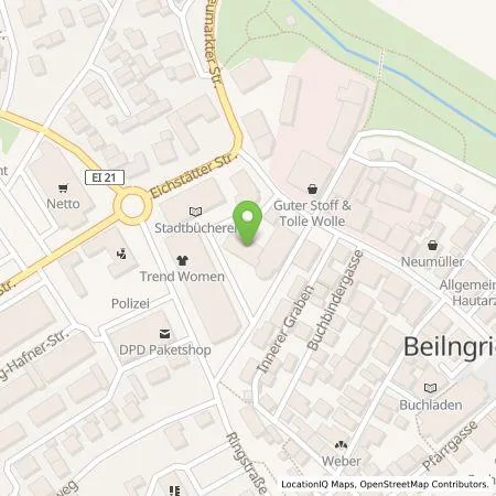 Standortübersicht der Tankstelle Bauer Energietechnik e.K. in 92339 Beilngries