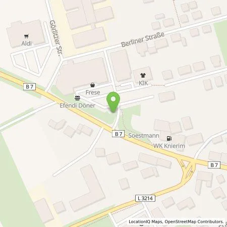 Standortübersicht der Tankstelle EAM Natur Energie GmbH in 34379 Calden