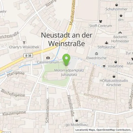 Standortübersicht der Tankstelle Ladestationen Südwest GmbH & Co. KG in 67433 Neustadt an der Weinstraße