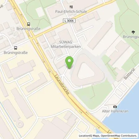 Standortübersicht der Tankstelle Süwag Vertrieb AG & Co. KG in 65929 Frankfurt am Main