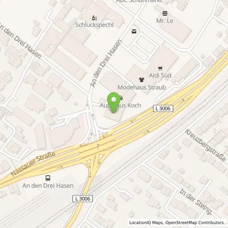 Standortübersicht der Tankstelle Autohaus Koch GmbH in 61440 Oberursel (Taunus)