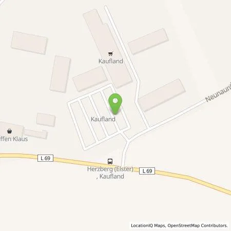 Standortübersicht der Tankstelle Kaufland Dienstleistung GmbH & Co. KG in 04916 Herzberg
