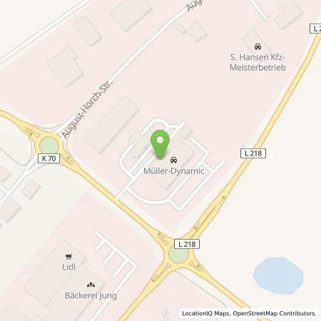 Standortübersicht der Tankstelle Müller Immobilien GmbH & Co. KG in 55469 Simmern