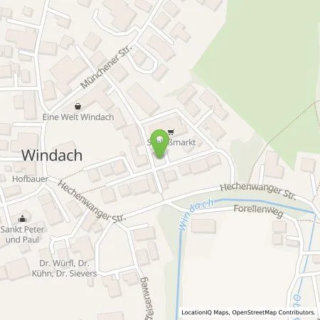 Standortübersicht der Tankstelle Ladelösungen Fürstenfeldbruck GmbH in 86949 Windach