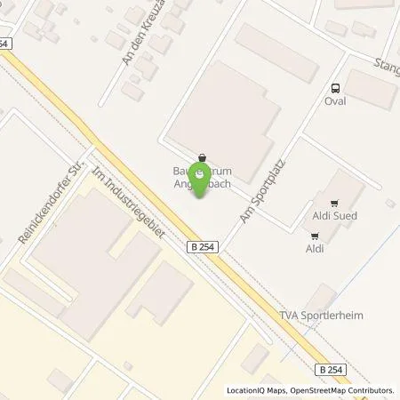 Standortübersicht der Tankstelle eliso GmbH in 36367 Wartenberg